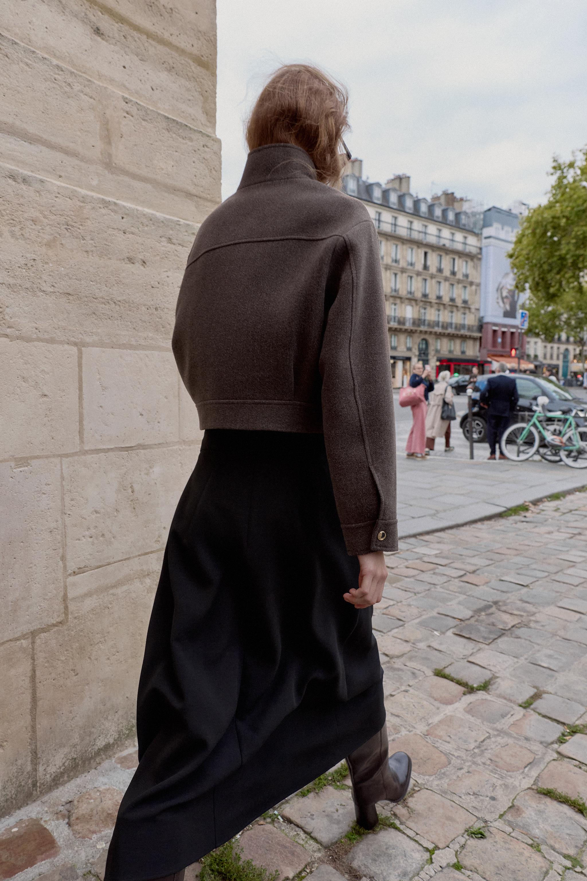 BLOUSON SOFT À COL MONTANT